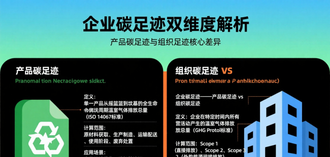 一文读懂：产品碳足迹 vs 组织碳足迹