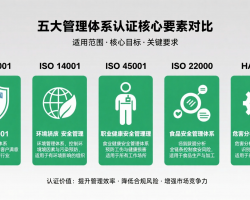 一文读懂食品行业五大认证体系